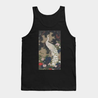 Ito Jakuchu: Old Pine Tree and Peacock (Rosho Kujaku-zu) Tank Top